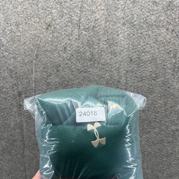 Under Armour Sweater Men Extra Large Adult Green Loose Coldgear Jacket UA Vtg - Picture 9 of 12